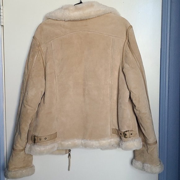 Shebang Suede Leather Jacket - Picture 2 of 14